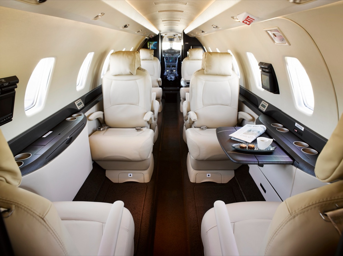 Citation X cabin