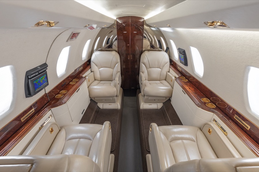 Citation X N104R interior