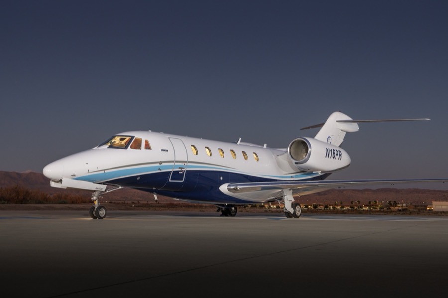 Citation X N16PR interior
