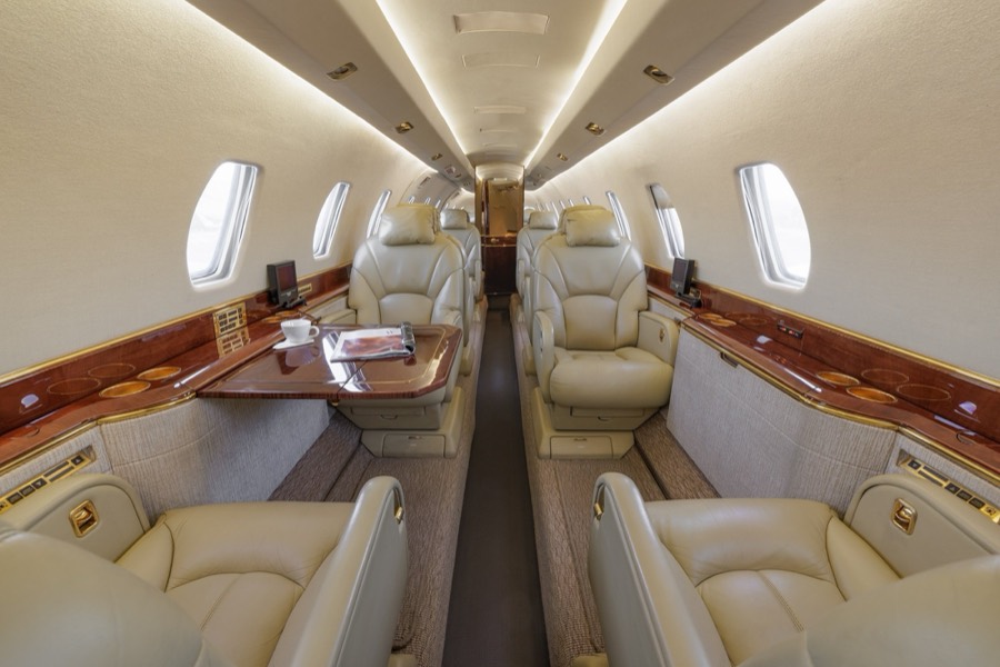 Citation X N16PR interior