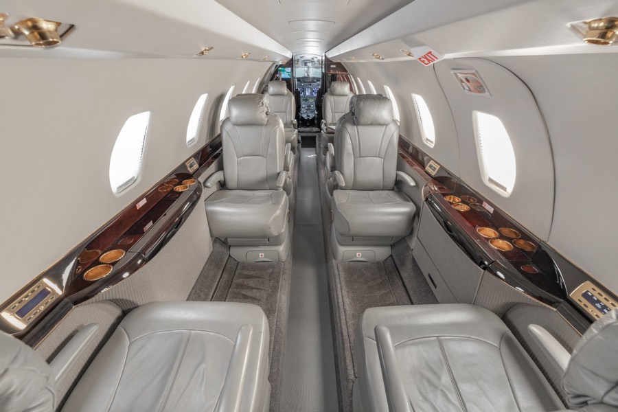 Citation X N225GT interior