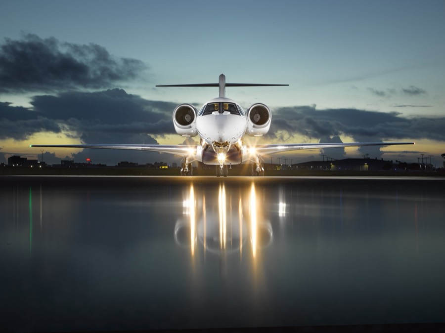 Citation X N917PG interior