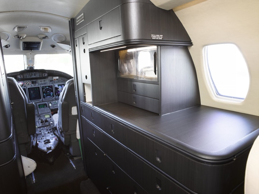 Citation X N917PG interior